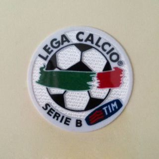 Italy Serie B 04-07 Sleeve Embroidery Patch / 3D Flock Badge